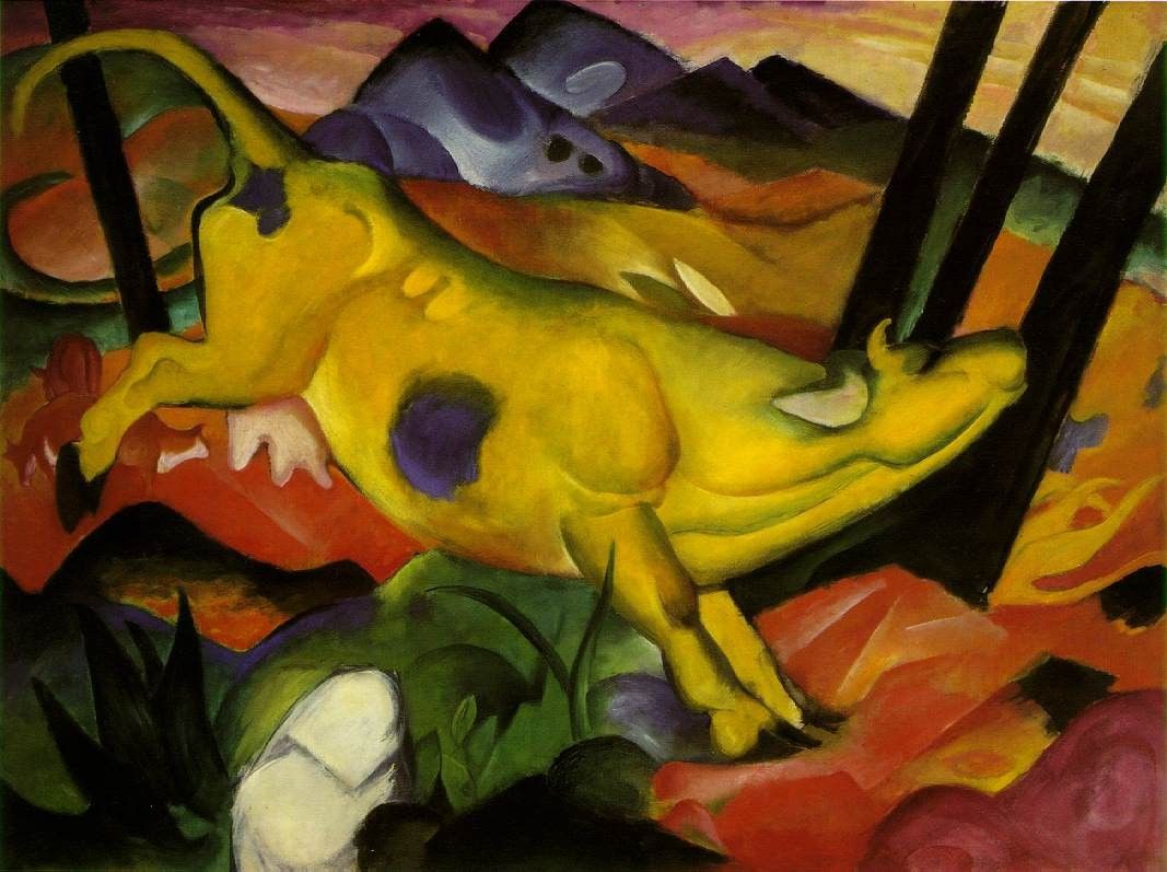 Franz Marc yellow cow